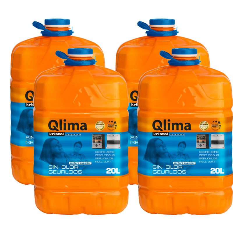 Qlima Kristal - Petroleum - 20 Liter - Odor-free Fuel - Netherlands, New -  The wholesale platform