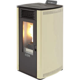 Pellet heater ZIBRO Fiorina 74 S-Line Ivory