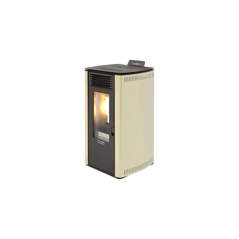 Pellet heater ZIBRO Fiorina 74 S-Line Ivory