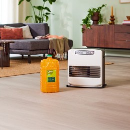 Qlima Kristal Spark sustainable heater fuel